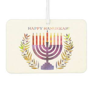 Happy Hanukkah Car Freshener Autolufterfrischer