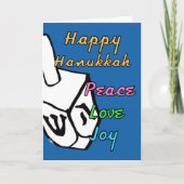 Happy Hanukkah Card Karte (Vorderseite)