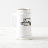 Happy Hanukkah Celebration - Bierglas (Vorderseite Links)