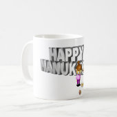 Happy Hanukkah Celebration - Kaffeetasse (Vorderseite Links)