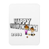 Happy Hanukkah Celebration - Magnet (Vertikal)