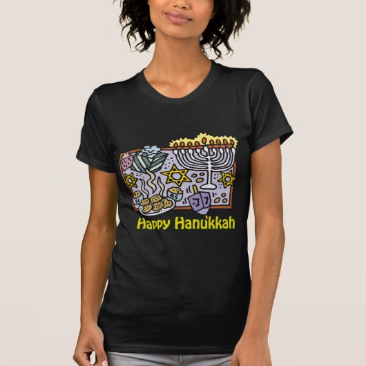 Happy Hanukkah Celebration T-Shirt (Vorderseite)