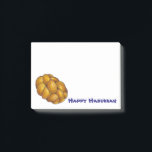 Happy Hanukkah Chanukah Challah Brot Post-its Post-it Klebezettel<br><div class="desc">Post-It Notes bieten eine originelle Illustration eines Laib von herausforderndem Brot. Perfekt für Hanukkah!</div>