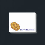 Happy Hanukkah Chanukah Challah Brot Post-its Post-it Klebezettel<br><div class="desc">Post-It Notes bieten eine originelle Illustration eines Laib von herausforderndem Brot. Perfekt für Hanukkah!</div>