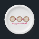 Happy Hanukkah Chanukah Jelly Donut Doughnut Pappteller<br><div class="desc">Eine originelle Marker-Illustration einer köstlichen Gelee,  die mit Puderzucker überzogen ist. Perfekt für Hanukkah! Diese Chanukah Illustration ist auch auf anderen Produkten verfügbar. Sehen Sie nicht,  wonach Sie suchen? Brauchen Sie Hilfe bei der Anpassung? Kontaktieren Sie Rebecca,  um etwas für Sie entworfen zu haben.</div>