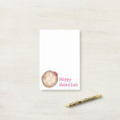 Happy Hanukkah Chanukah Jelly Donut Dougnut Food Post-it Klebezettel (Auf Schreibtisch)