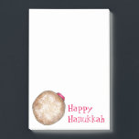 Happy Hanukkah Chanukah Jelly Donut Dougnut Food Post-it Klebezettel<br><div class="desc">Eine originelle Marker-Illustration einer köstlichen Gelee,  die mit Puderzucker überzogen ist. Perfekt für Hanukkah! Viele weitere illustrierte Post-it Designs sind verfügbar. Sehen Sie nicht,  wonach Sie suchen? Brauchen Sie Hilfe bei der Anpassung? Kontaktieren Sie Rebecca,  um etwas für Sie entworfen zu haben.</div>