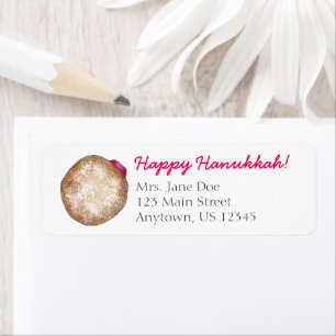 Happy Hanukkah Chanukah Jelly Donut Sufganiyah