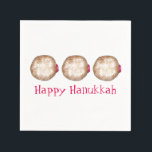 Happy Hanukkah Chanukah Jelly Donut Sufganiyah Serviette<br><div class="desc">Eine originelle Abbildung eines mit Zucker überzogenen Gelees. Perfekt für Hanukkah! Diese Chanukah Illustration ist auch auf anderen Produkten verfügbar. Sehen Sie nicht,  wonach Sie suchen? Brauchen Sie Hilfe bei der Anpassung? Kontaktieren Sie Rebecca,  um etwas für Sie entworfen zu haben.</div>