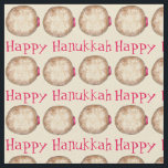 Happy Hanukkah Chanukah Jelly Donut Sufganiyah Stoff<br><div class="desc">Eine originelle Marker-Illustration einer köstlichen Gelee,  die mit Puderzucker überzogen ist. Perfekt für Hanukkah! Dieses Design ist auch auf anderen Produkten erhältlich. Sehen Sie nicht,  wonach Sie suchen? Brauchen Sie Hilfe bei der Anpassung? Kontaktieren Sie Rebecca,  um einen Stoff für Sie entworfen zu haben.</div>