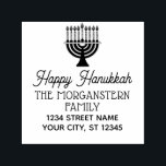 Happy Hanukkah Chanukah Lit Menorah Name Adresse Permastempel<br><div class="desc">Happy Hanukkah Chanukah Lit Menorah Name Rücksendeadresse ========</div>