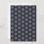 Happy Hanukkah Chanukah Party Einladung Card (Rückseite)