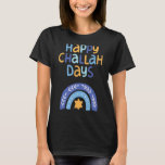 Happy Hanukkah Chanukah Rainbow Menorah Jewish Hol T-Shirt<br><div class="desc">Happy Hanukkah Chanukah Rainbow Menorah Judenurlaub 1</div>