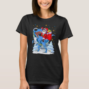 Happy Hanukkah Chanukkah Dinosaur Rex Boys Kids T-Shirt