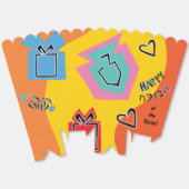 Happy Hanukkah Colorful Dancing Dreidels Geschenkschachtel (Ungeklappt)