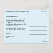 HAPPY HANUKKAH CUSTOM 6 FOTO Urlaub Postkarte (Rückseite)