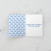 Happy Hanukkah Custom Feiertagskarte (Innenseite)