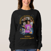 HAPPY HANUKKAH Custom Foto BUBBA Sweatshirt (Vorderseite)