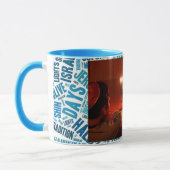Happy Hanukkah Custom Foto Coffee Cup Tasse (Links)