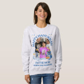 HAPPY HANUKKAH Custom Foto MAMA Sweatshirt (Vorne ganz)