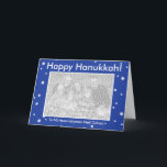 HAPPY HANUKKAH! Customizable Feiertagskarte<br><div class="desc">Wish Your Friends AND Your Legislativlators A HAPPY HANUKKAH With Official Holiday Greetings From My Dog Abstimmungen! Matching Stamps Too!</div>