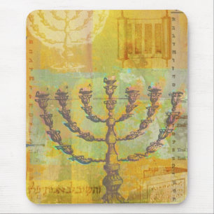 Happy Hanukkah Customizable GIfts und T-Shirts Mousepad