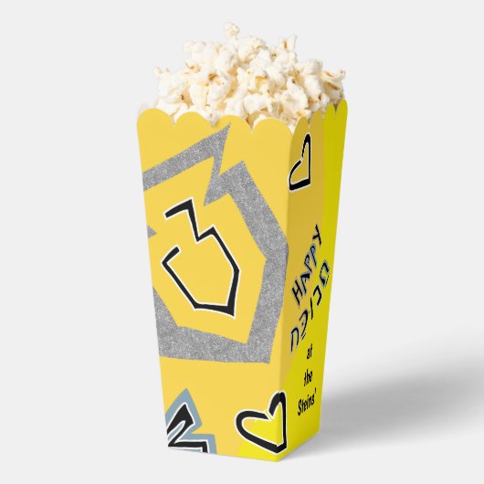 Happy Hanukkah Dancing Dreidels Geschenkschachtel (Geplatzt)