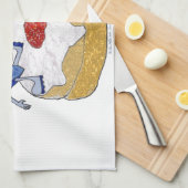 Happy Hanukkah Dancing Dreidels Jelly Doughnut Handtuch (Viertel Falte)