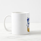Happy Hanukkah Dancing Dreidels Jelly Doughnut Kaffeetasse (Links)