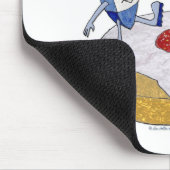 Happy Hanukkah Dancing Dreidels Jelly Doughnut Mousepad (Ecke)