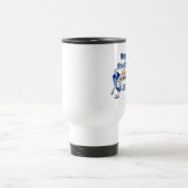 Happy Hanukkah Dancing Dreidels Jelly Doughnut Reisebecher (Mittel)