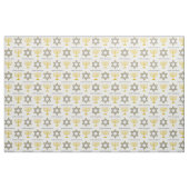 HAPPY HANUKKAH | Davidstern | Menorah Stoff (Fat Quarter (45,7 x 55,9 cm))