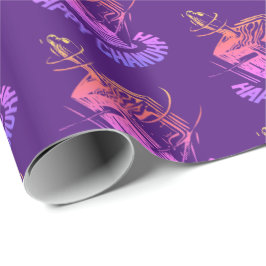 Happy Hanukkah dreidel Geschenkpapier