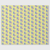 Happy Hanukkah dreidel Wrapping Paper Geschenkpapier (Flach)