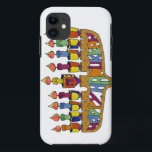Happy Hanukkah Dreidels Menorah iPhone 11 Hülle<br><div class="desc">Sie sehen die Lee Hiller Design Collection. Bekleidung,  Geschenke & Sammlerstücke Lee Hiller Fotografie oder Digital Art Collection. Sie können ihre Naturfotografie unter http://HikeOurPlanet.com/ ansehen und ihrem Wanderblog im Hot Springs Nationalpark folgen.</div>