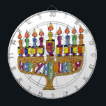 Happy Hanukkah Dreidels Menorah Dartscheibe<br><div class="desc">Sie sehen die Lee Hiller Design Collection. Bekleidung,  Geschenke & Sammlerstücke Lee Hiller Fotografie oder Digital Art Collection. Sie können ihre Naturfotografie unter http://HikeOurPlanet.com/ ansehen und ihrem Wanderblog im Hot Springs Nationalpark folgen.</div>