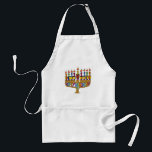 Happy Hanukkah Dreidels Menorah Schürze<br><div class="desc">Sie sehen die Lee Hiller Design Collection. Bekleidung,  Geschenke & Sammlerstücke Lee Hiller Fotografie oder Digital Art Collection. Sie können ihre Naturfotografie unter http://HikeOurPlanet.com/ ansehen und ihrem Wanderblog im Hot Springs Nationalpark folgen.</div>