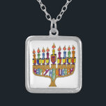 Happy Hanukkah Dreidels Menorah Versilberte Kette<br><div class="desc">Sie sehen die Lee Hiller Design Collection. Bekleidung,  Geschenke & Sammlerstücke Lee Hiller Fotografie oder Digital Art Collection. Sie können ihre Naturfotografie unter http://HikeOurPlanet.com/ ansehen und ihrem Wanderblog im Hot Springs Nationalpark folgen.</div>