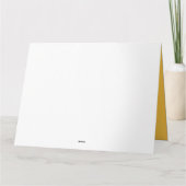 Happy Hanukkah| Einfache und moderne Kerzengrüße Karte (Rückseite)