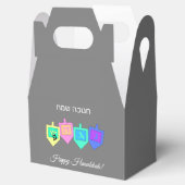 Happy Hanukkah Englisch Hebrew Geschenkschachtel (Geöffnet)