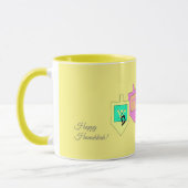 Happy Hanukkah Englisch Hebrew Tasse (Links)