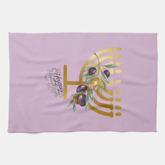 Happy Hanukkah Entertainment Geschirrtuch (Horizontal)