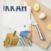 Happy Hanukkah Entertainment Geschirrtuch (Viertel Falte)