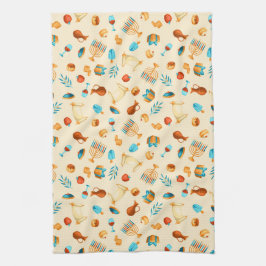 Happy Hanukkah Entertainment Geschirrtuch