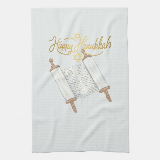 Happy Hanukkah Entertainment Geschirrtuch (Vertikal)