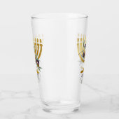 Happy Hanukkah Entertainment Glas (Rechts)