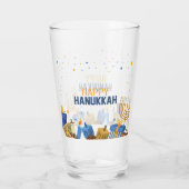 Happy Hanukkah Entertainment Glas (Rückseite)