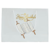 Happy Hanukkah Entertainment Große Geschenktüte (Rückseite)