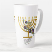 Happy Hanukkah Entertainment Milchtasse (Rechte Ecke)