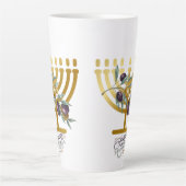 Happy Hanukkah Entertainment Milchtasse (Vorderseite)